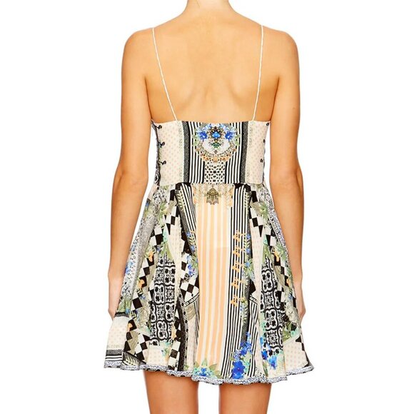 Camilla Salvador Secrets Short Dress With Tie Front Small b77 - Picture 3 of 14